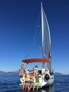zeilen met kinderen bij sunny sailing